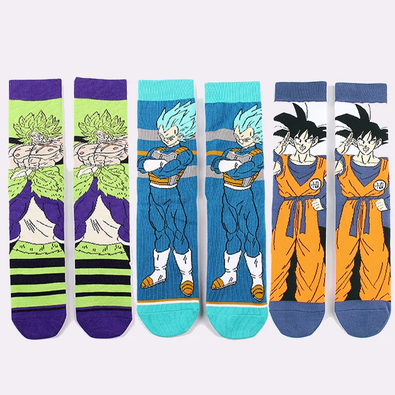 

Japanese Bandai Anime Dragon Ball Socks Cartoon Character Vegeta Sockken Men Or Women Wholesale