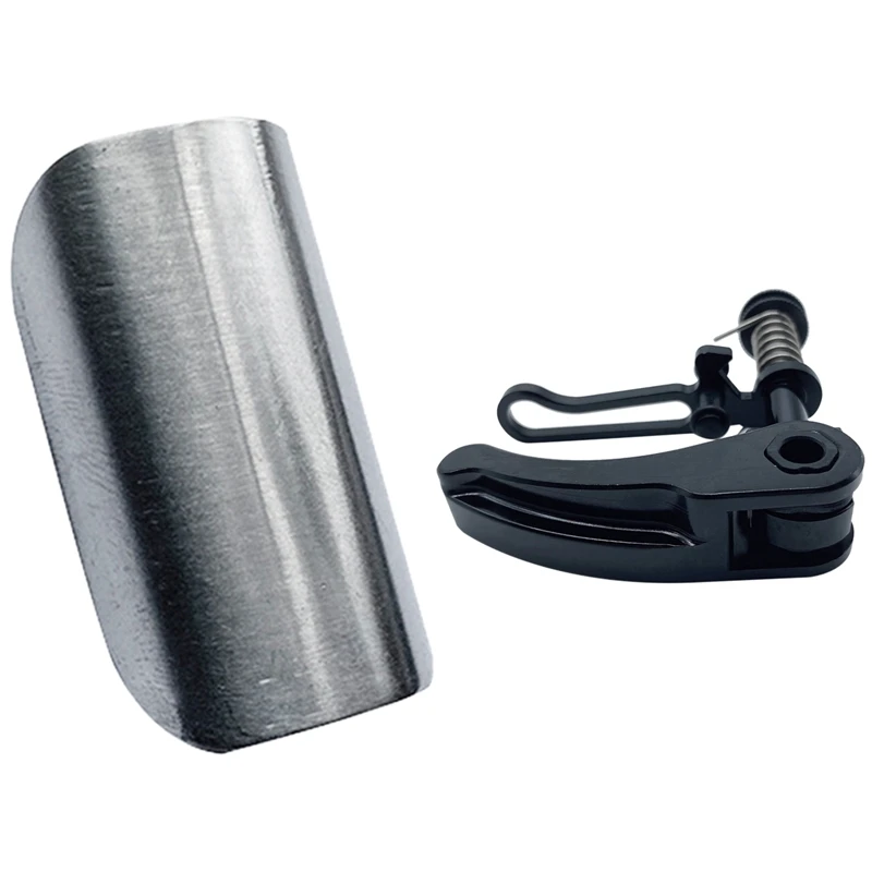 

Titanium Alloy Folding Bike Accessories E Buckle Titanium Bracket With Bike Seat Post Clamp Folding Bike Parts Black