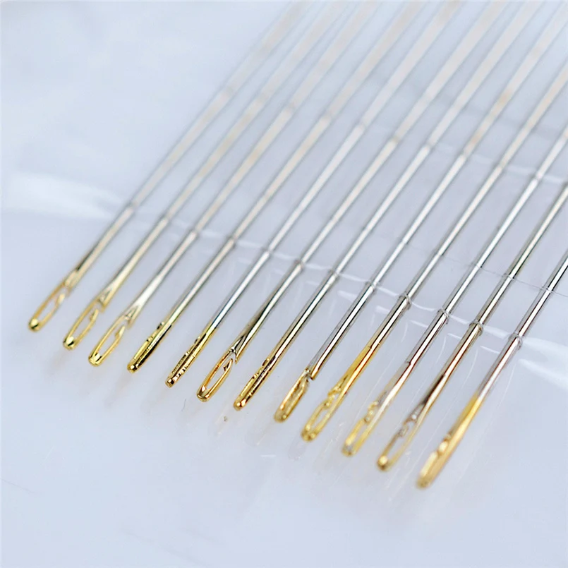 12 шт. швейные иглы ручной швейной стали и покрытие никелем тонкой работы легкого