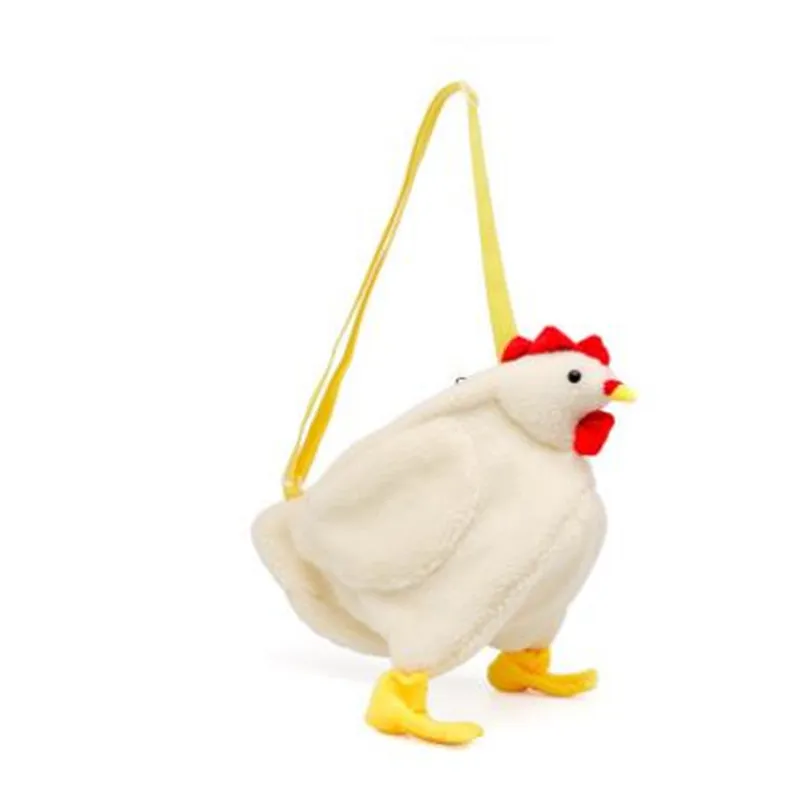 

Plush Crossbody Purse Cute Cartoon Chicken Shoulder Bag Party Work Travel Satchel for Women Girls