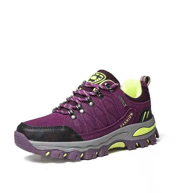 

Spring Autumn Women's Thick Soled Large Size Lace Up Climbing Sports Shoes Anti Slip Wear-Resistant Outdoor Casual Shoes 35-42