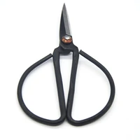wholesale price chinese traditional handmade vintage scissors 121mm forged carbon steel bonsai scissors