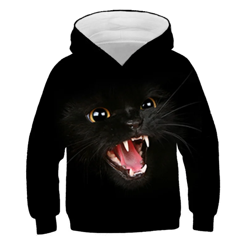 

2020 Newest Cat 3D Printed Hoodies Casual Long Sleeve O-Neck Fashion Printed 3D Boys Girls Sweatshirt High Quality Clothes