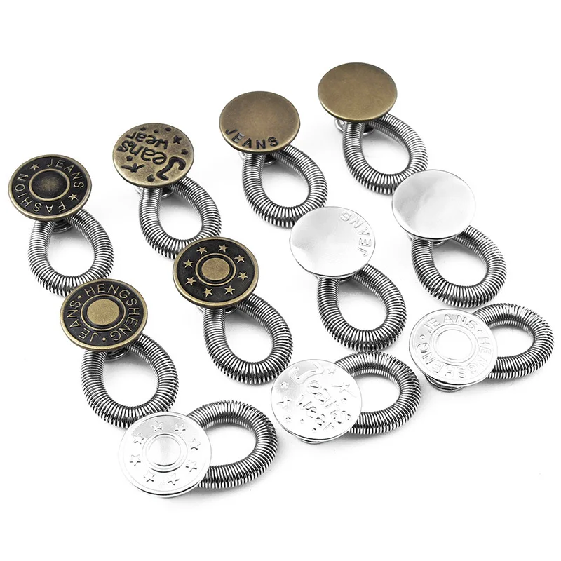 Женские и мужские расширители пуговицы весенние удлинители талии металлические