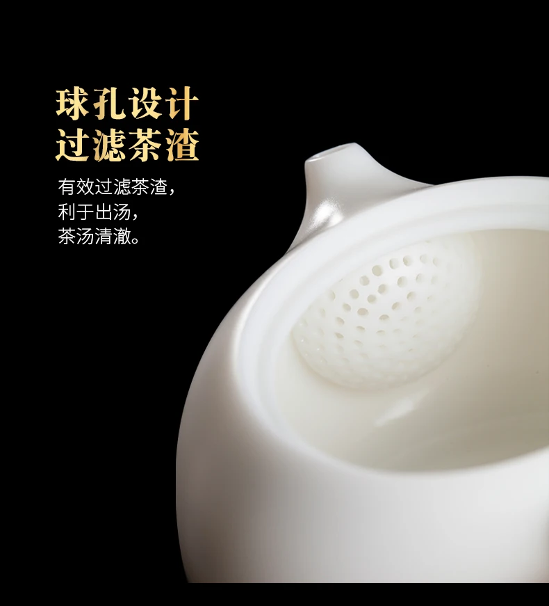

Mini Chinese Teapot Porcelain Home Gong Fu Simple Creative Teapot Gifts Ornament Theire En Verre Household Tools DI50CH