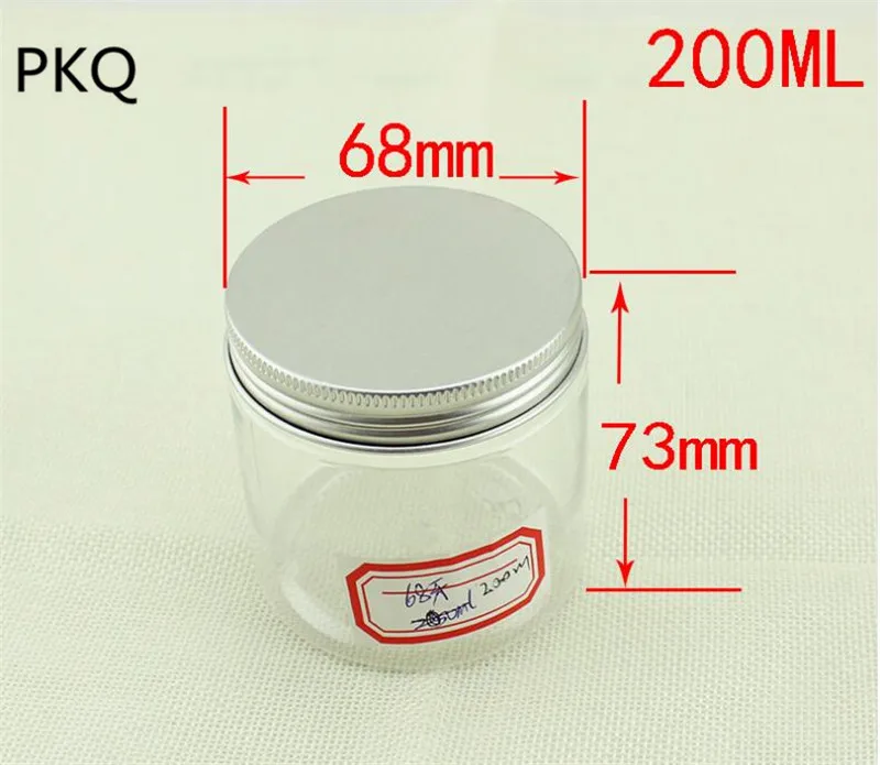 Рекламная пластиковая маска для лица объемом 250 мл банка домашних животных