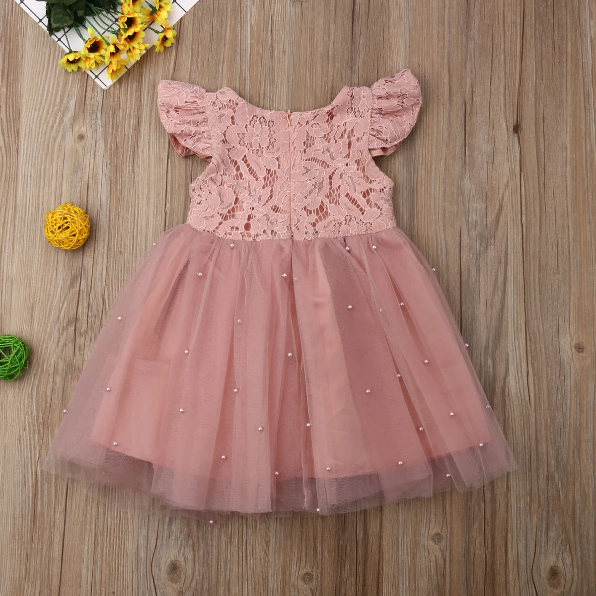 Summer Girl Lace Tulle Dress Girls Pageant Wedding Birthday Princess Children | Детская одежда и обувь
