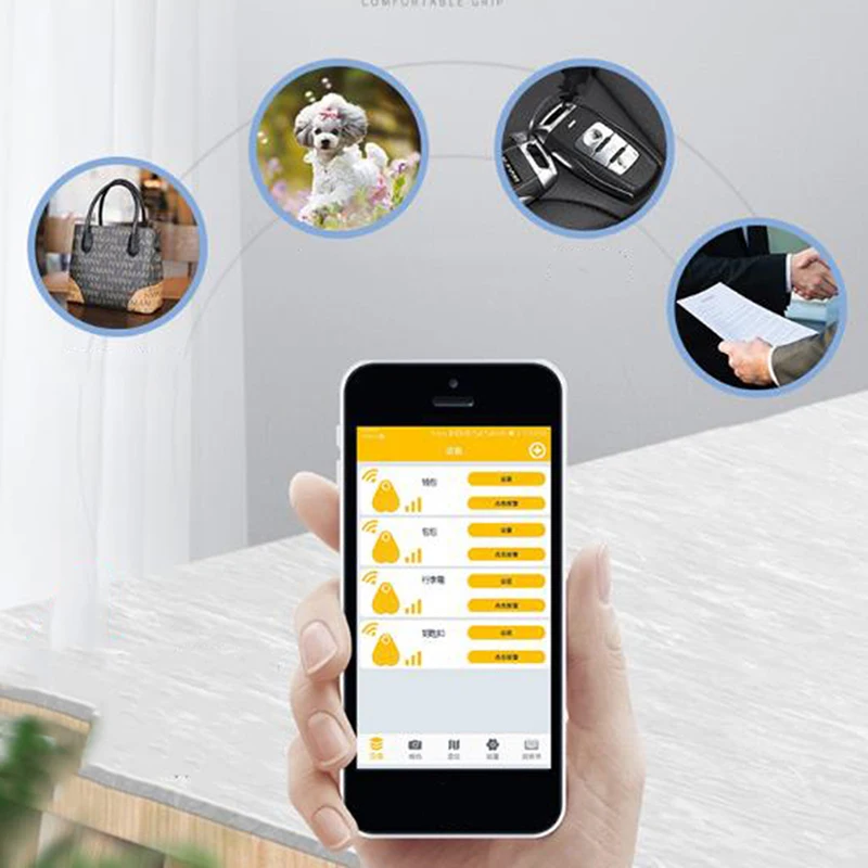 

Mini Bluetooth 4.0 Smart Tag Tracker Pets GPS Tracker Key Wallet Kids Child Bag Phone Locator Anti Lost Alarm Sensor