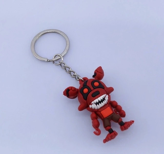 7 1pc Five Nights at Freddys keychain Action Figures Anime PVC FNAF Freddy keychain Ring Figure Toys For Children Model 5cm - Цвет: 7