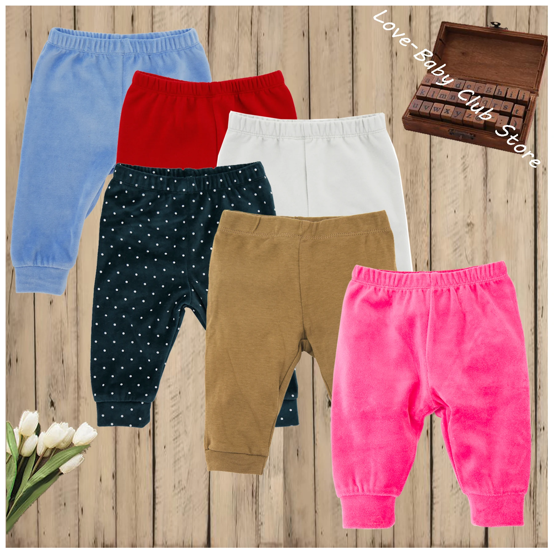 Длинные брюки для маленьких девочек и мальчиков Осень зима весенние