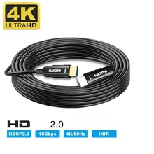 Fiber Optic HDMI-Compatible 2.0 Cable 4K 60Hz Supports 18Gbps 4:4:4 Dolby Vision HDR10 eARC HDCP2.2 for TV Laptop PS4 Projector