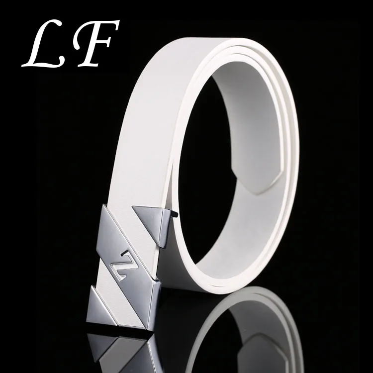

Trendy Belt Wild Belt Personality Fashion Letter Belt Z Smooth Buckle