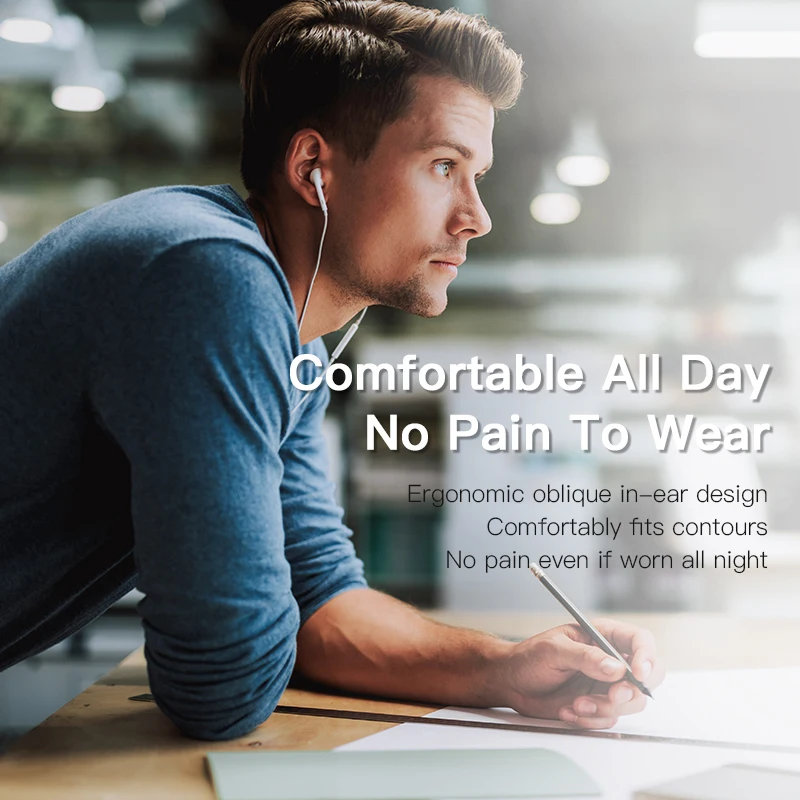 Проводные наушники вкладыши типа C гарнитура с микрофоном USB проводные