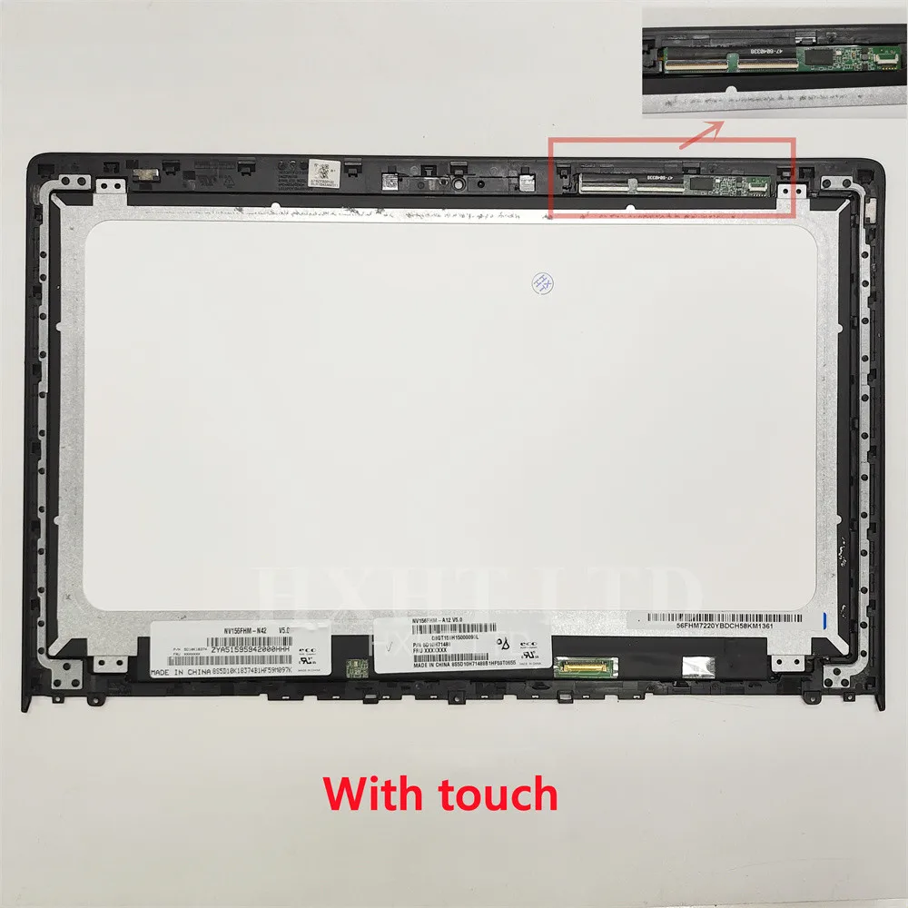 Оригинальный Для Lenovo Ideapad Y700 15 15ISK 80NW 6 &quotноутбук ЖК дисплей сенсорный экран в