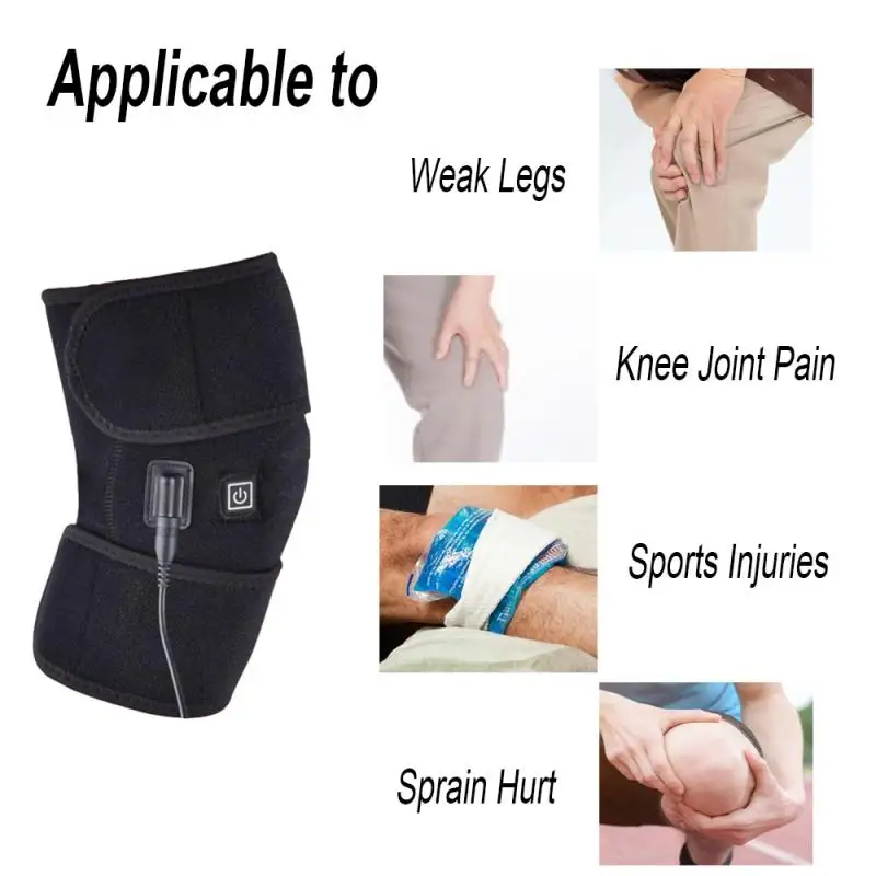 Наколенники с подогревом протектор для ног поддержка от артрита USB | Спорт и