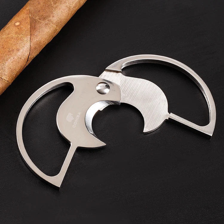 Новинка 1 шт. прочная круглая Серебристая Нержавеющая сталь острый дым для