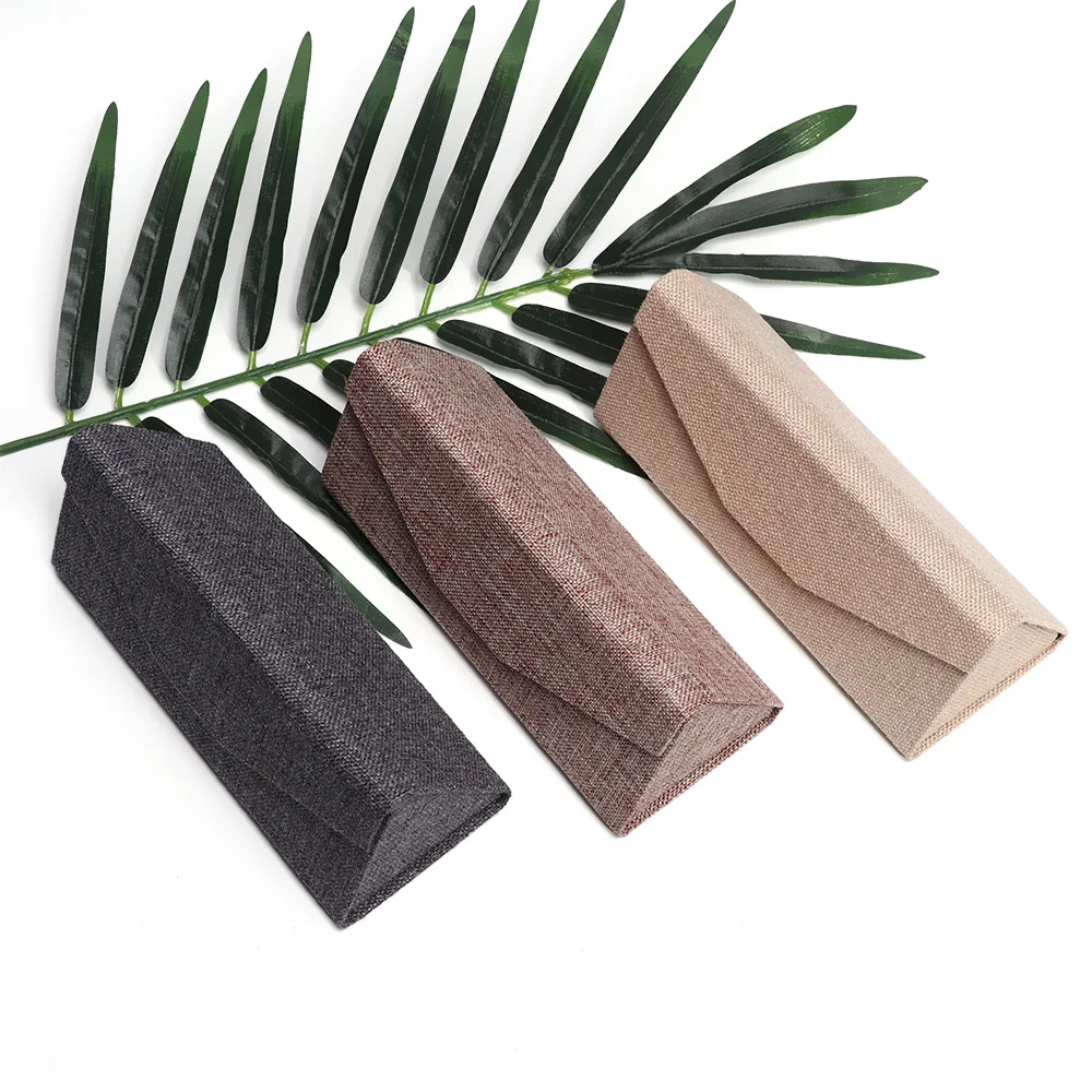 Новый Модный классический треугольный складной тканевый футляр для