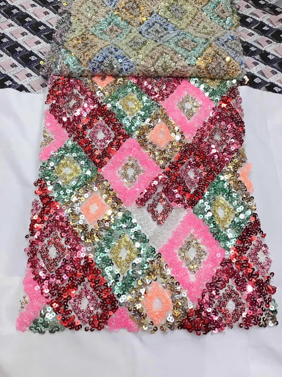 

Ткань с вышивкой и блестками, женское вечернее платье, кружевная французская сетка с вышивкой и африканскими блестками