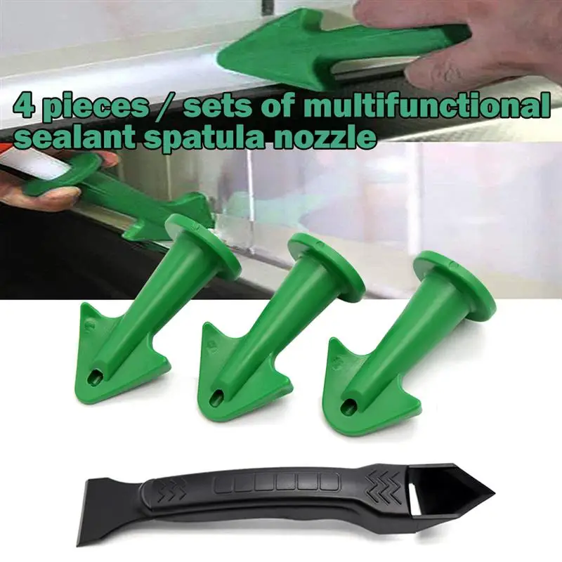 4 шт./компл. многофункциональный скребок для герметика и Мастерок с насадками