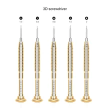 Mastterxu  First-Class Disassemble 3D Bolt Driver For iPhone Samsung Mobile Phone Repair Screwdriver Prevent Skidding AS QIANLI