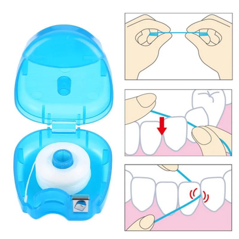 25 м зубная нить для чистки зубов Гигиена здоровья портативная ухода за зубами