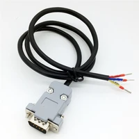 1 5 meter db9 rs232 com 3pin male connector wire harness custom