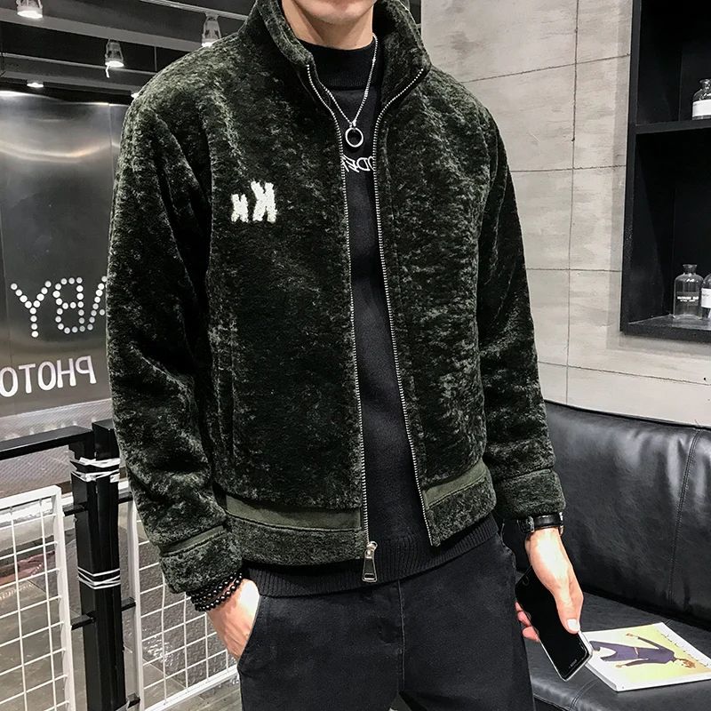 Veste Homme Hiver 2020 зимняя утепленная шерстяная куртка бомбер с секциями шерстяное