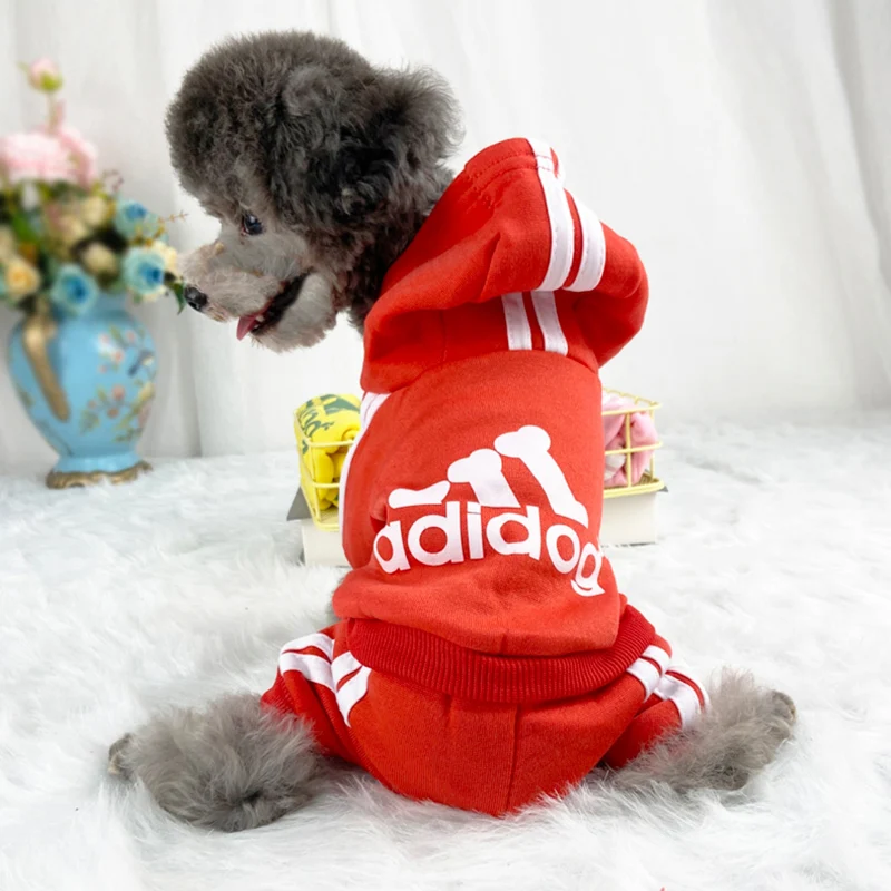 Одежда для чихуахуа зимняя одежда домашних питомцев с четырьмя ногами толстовки