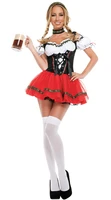 vocole womens oktoberfest beer girl costume german bavarian maid dirndl dress