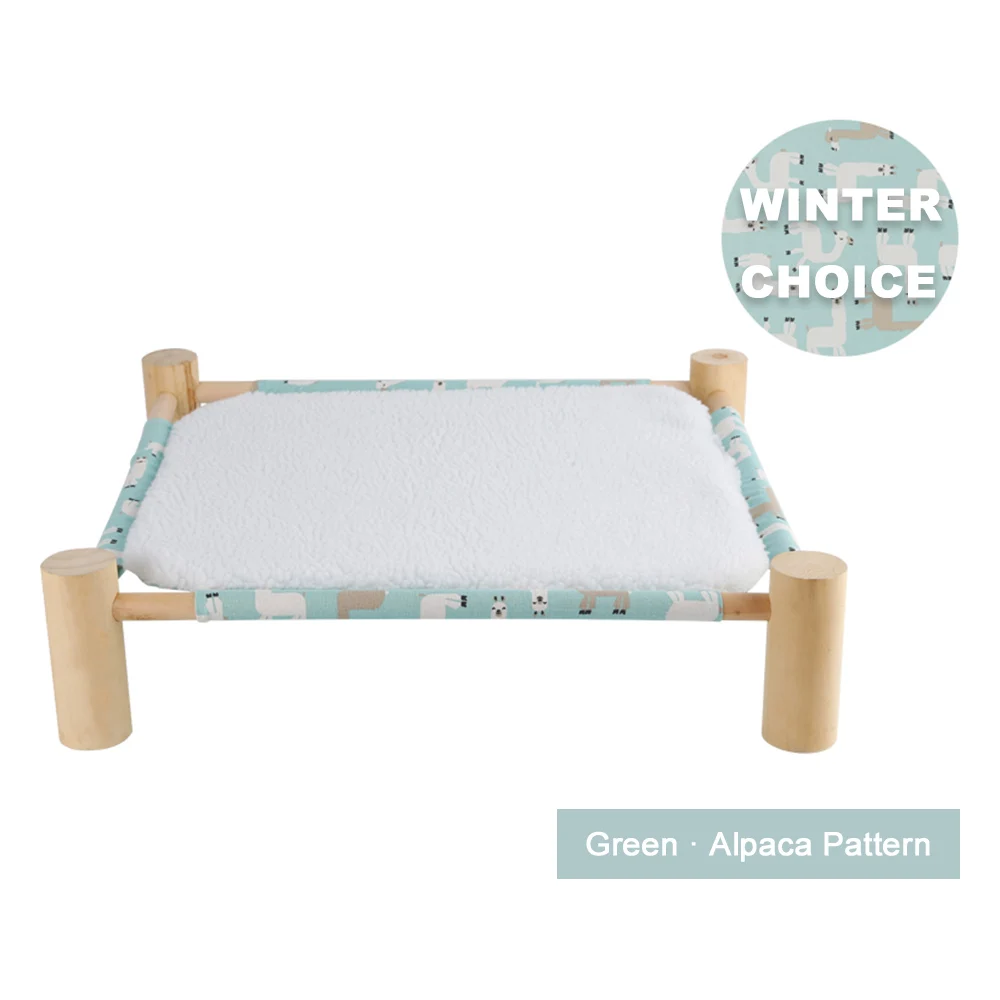 Winter-Green Летний гамак для кошек, домик для домашних животных для собак, щенок, ленивый коврик, подушка, лежак для кошек, котенок, домики, зимние товары для сна для домашних животных - Цвет: Winter-Green