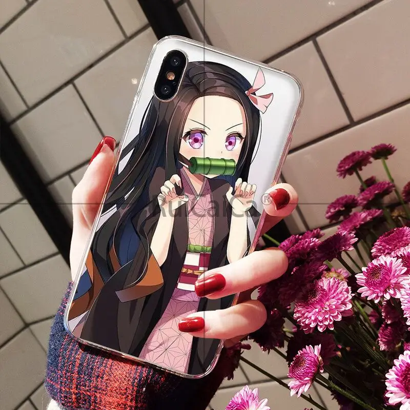Ruicaica demon slayer аниме ТПУ мягкий силиконовый прозрачный чехол для телефона Apple iPhone 8 7 6 6S Plus X XS MAX 5 5S SE XR чехол