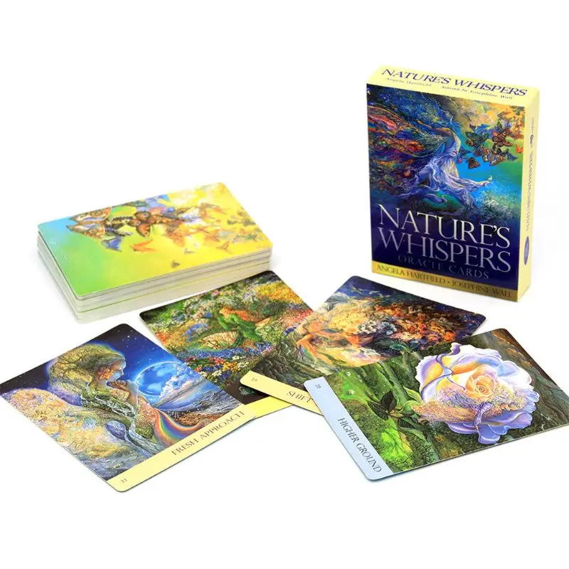 

Nature's Whispers Oracle 50 Cards Deck English Tarot Divination Fate Family Party Board Game