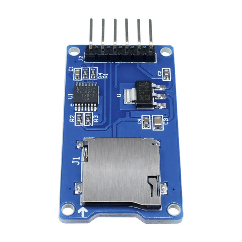 1pcs/lot Micro SD card mini TF reader module SPI interfaces with level converter chip for arduino | Инструменты