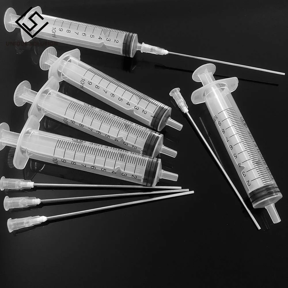 

10pcs 10ML long syringe needle ink cartridge tool Printer ink Adding Fill Needle Syringes Blunt For Refilling Ink