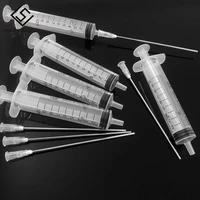 10pcs 10ml long syringe needle ink cartridge tool printer ink adding fill needle syringes blunt for refilling ink