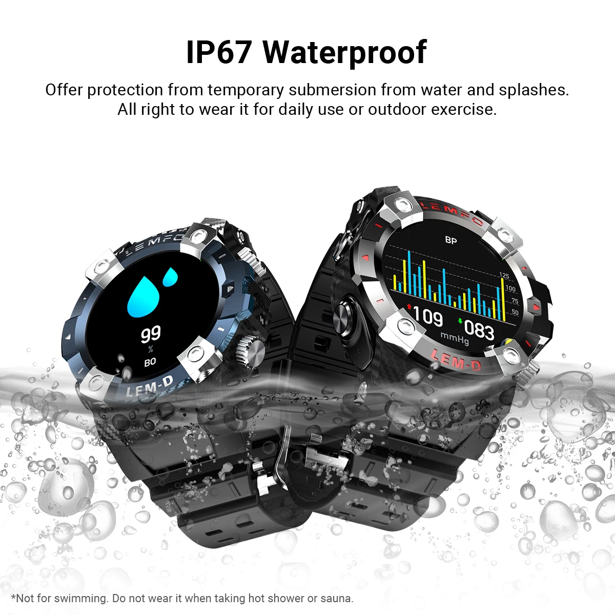 

Smartwatch +TWS Earbuds Set 1.3" Touch IP67 Waterproof Watch Wireless Earphones Multi-function Wristwatch Android iOS