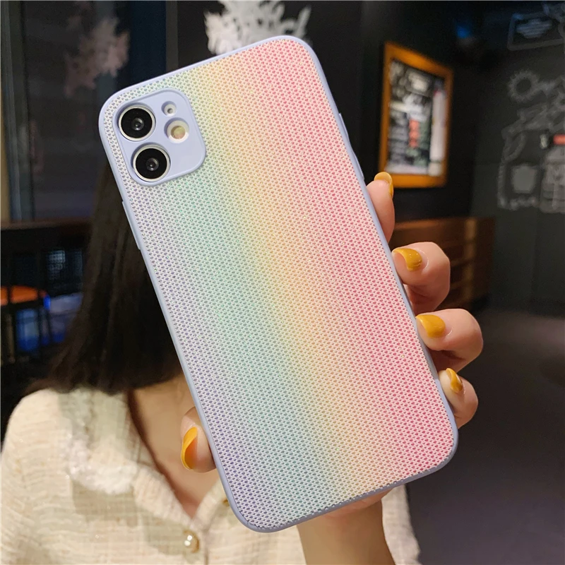 Чехол-накладка для iPhone 12 Pro mini 11 Max XR XS 7 8 Plus X мягкая ткань | Мобильные телефоны и