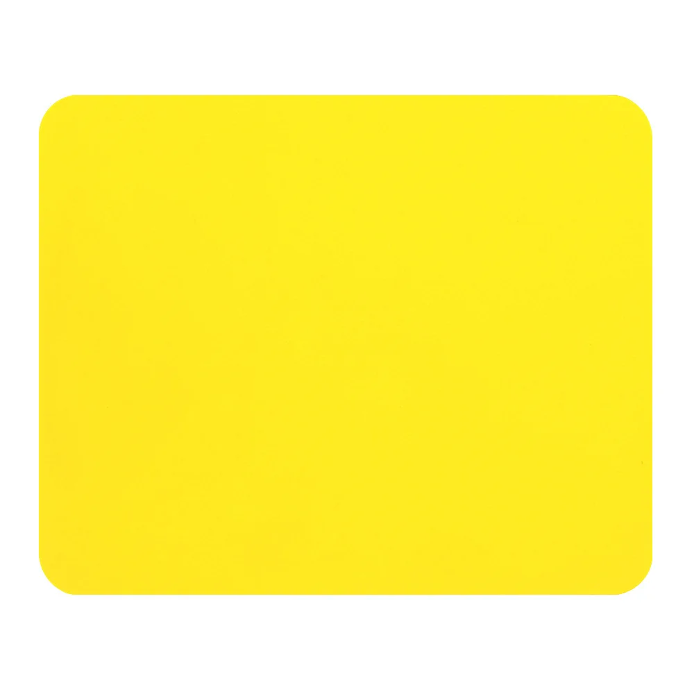 Силиконовый коврик для мыши нескользящий яркий однотонный квадратный дома офиса