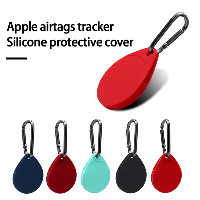 

Protective Cover For Aircovered AirTag Case Silicone Protector Bumper Case Shell For Apple AirTags Wireless Tracker Accessories