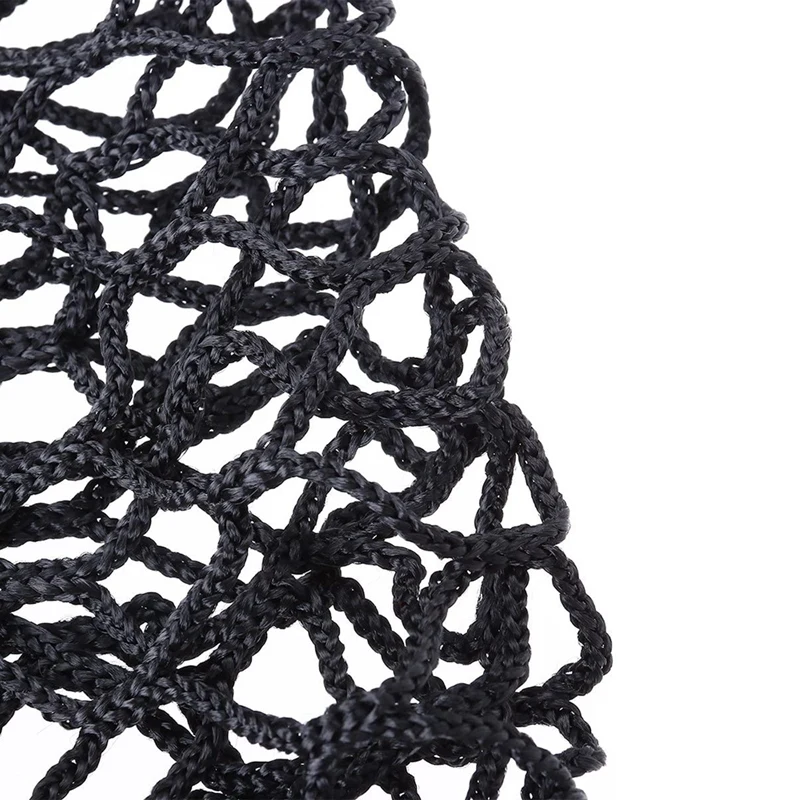 

110X40cm Dual Layer High Elastic Mesh Storage Net Trunk Cargo Organizer with 4 Hooks Car Accessories