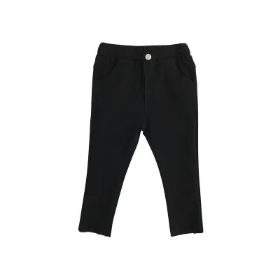 Брюки для маленьких девочек Осень-зима 2019 модные новые повседневные