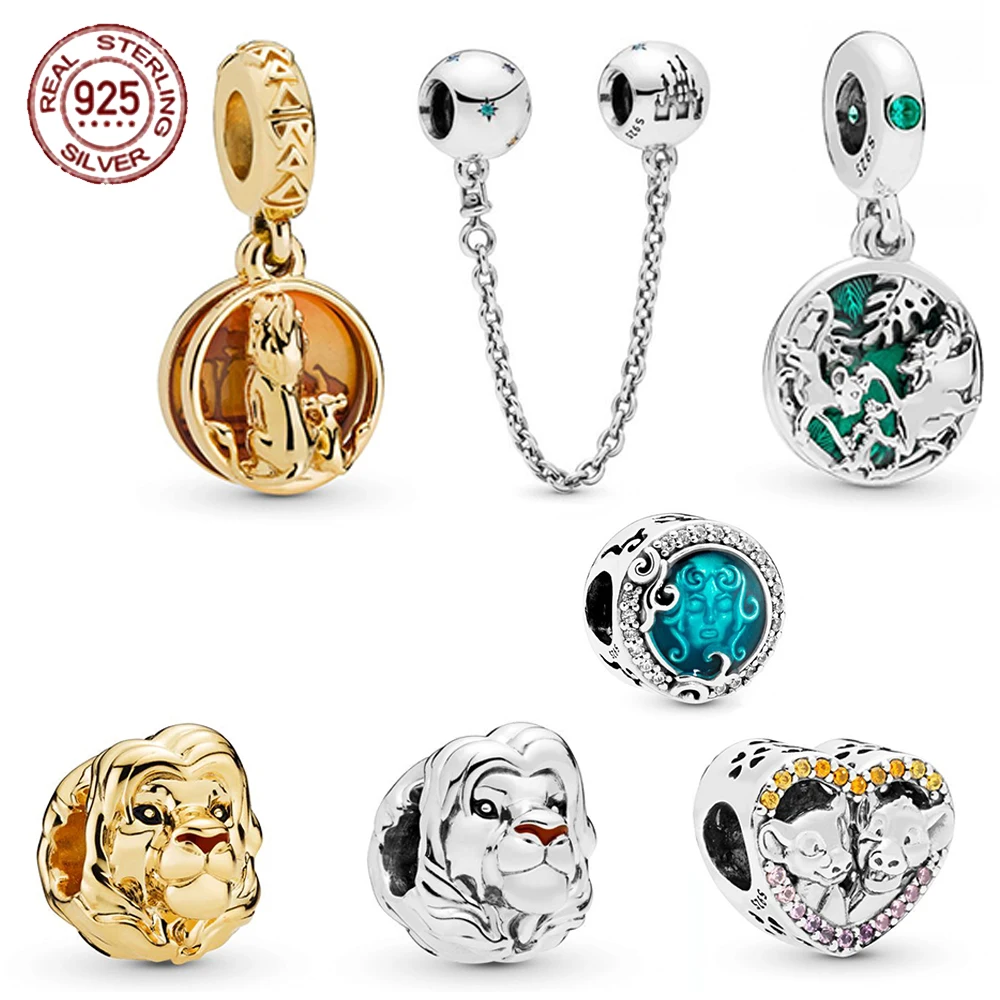 Женский браслет с серебряным блеском Simba амулет подгонка сделай сам в Европе