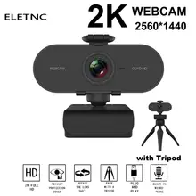 Webcam 2K Full HD Web Camera With Microphone USB Plug Video Web Cam For PC Computer Laptop Mini Cam Accessories Gamer Webcast
