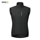 Женский светоотражающий велосипедный жилет WOSAWE, однотонная тканая спортивная одежда, мужская велосипедная ветровка, водоотталкивающая ветрозащитная велосипедная куртка для горных велосипедов