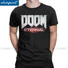Новинка, вечная игровая футболка Doom, Мужская футболка, футболка с коротким рукавом, Подарочные Топы
