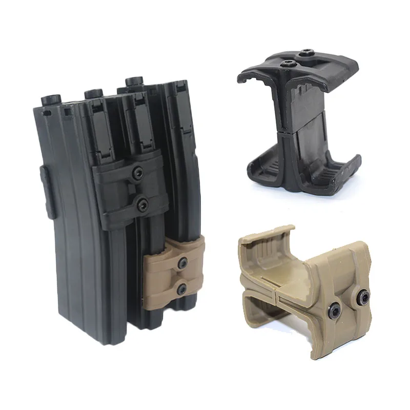 

Military Tactical Clip Rifle Double Magazine Parallel Connector for M4 MAG595 AR15 Airsoft Polymer Mag Coupler Gun Accessories