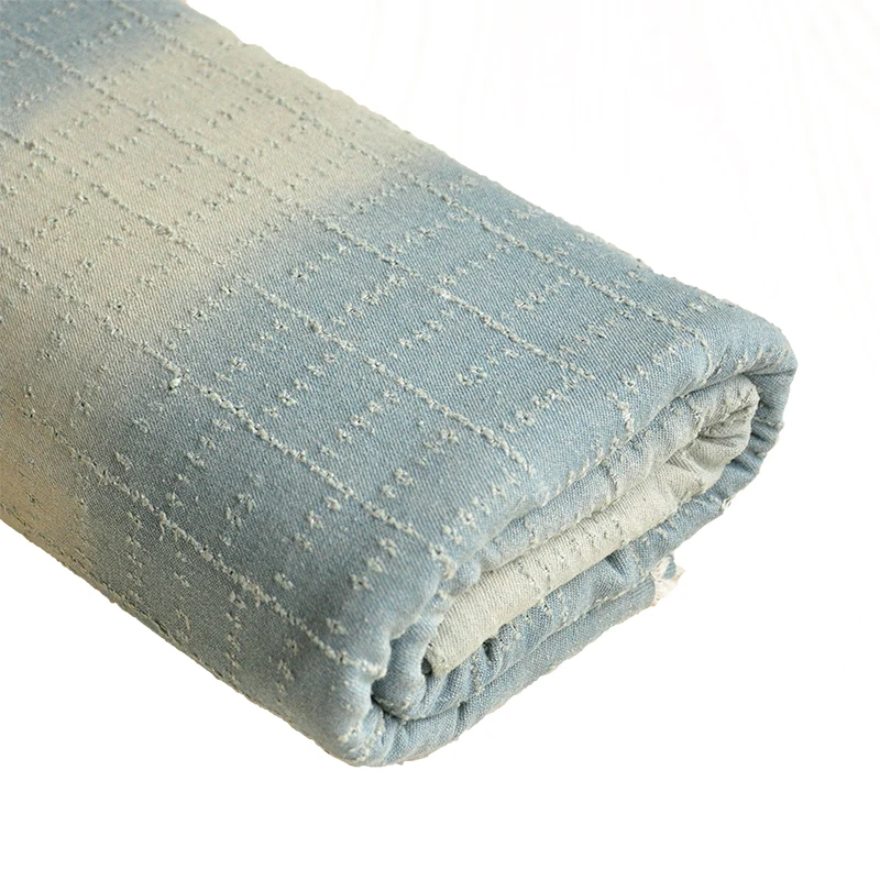 Бесплатная доставка уникальный товар из 95% хлопка джинсовой ткани с градиентом 140