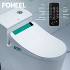 Электрическое сиденье для унитаза FOHEEL, умное сиденье для унитаза с подогревом, самоочищающаяся насадка с функцией сушки воздуха, зеленые подарочные сиденья для унитаза