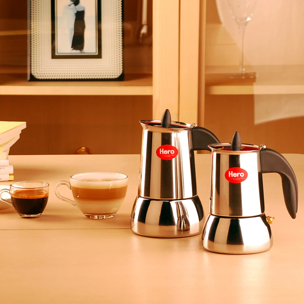 Кофейник для мокко кофейники из нержавеющей стали эспрессо латте кофейник