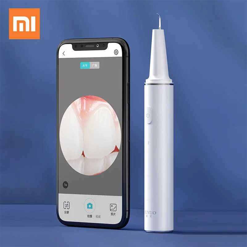 

Электрический звуковой стоматологический прибор Xiaomi Sunuo, инструмент для удаления зубных пил, 500 Вт, HD-эндоскоп, уход за полостью рта